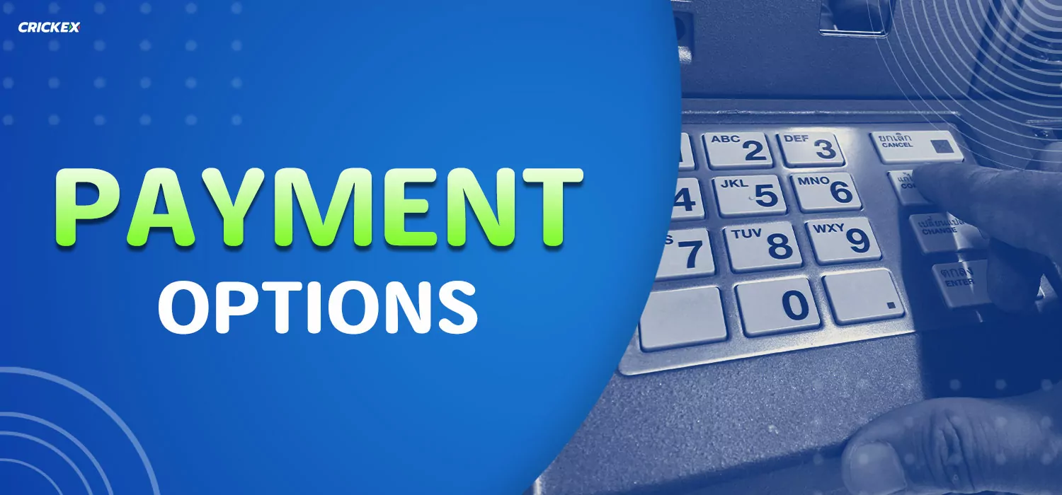 crickex payment options